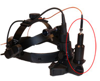 Лазерный адаптер к налобному офтальмоскопу
